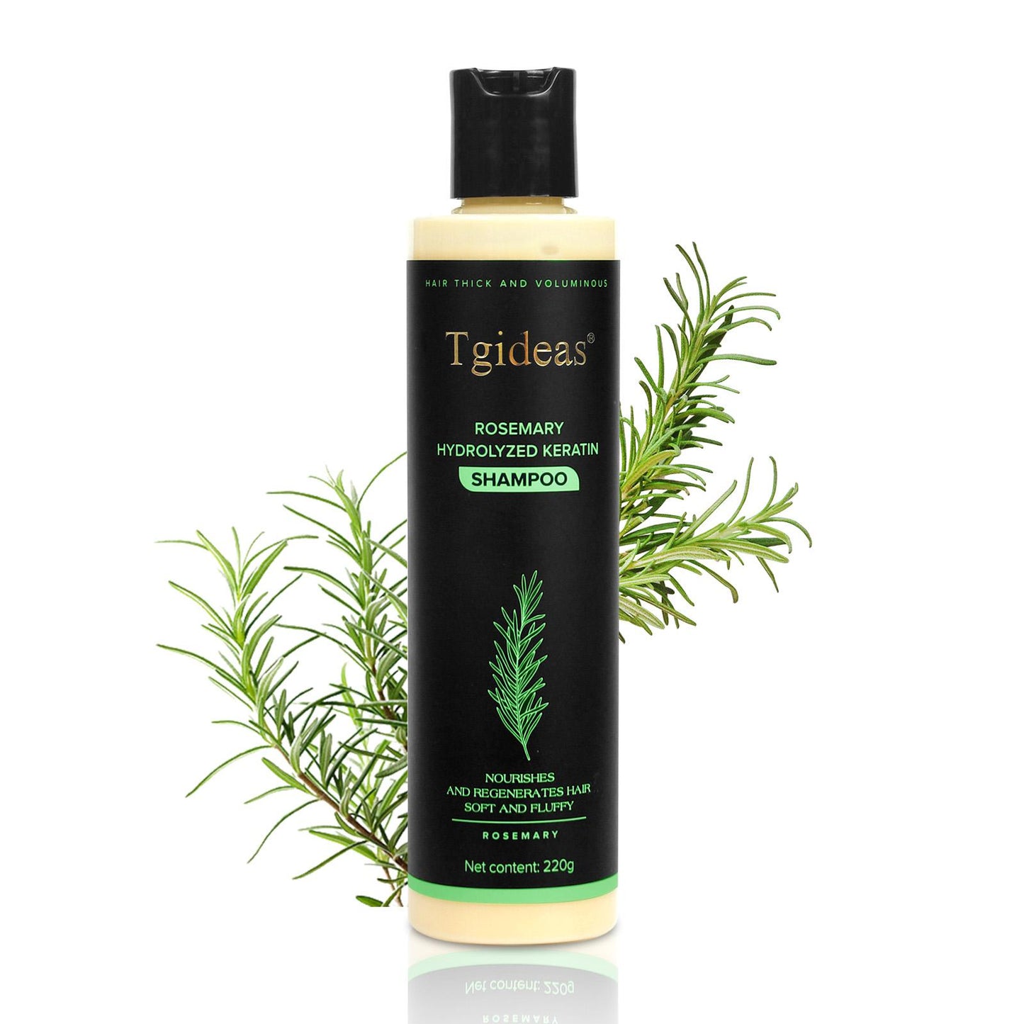 Buy 2 Get 1 Free! Tgideas RosemaryShampoo + Caviar Hair Mask - BoostHair Growth, Control Oil & Dandruff,Soothe Scalp lritation & RestoreShine! Outdoorfun Hydrolyzed Keratin