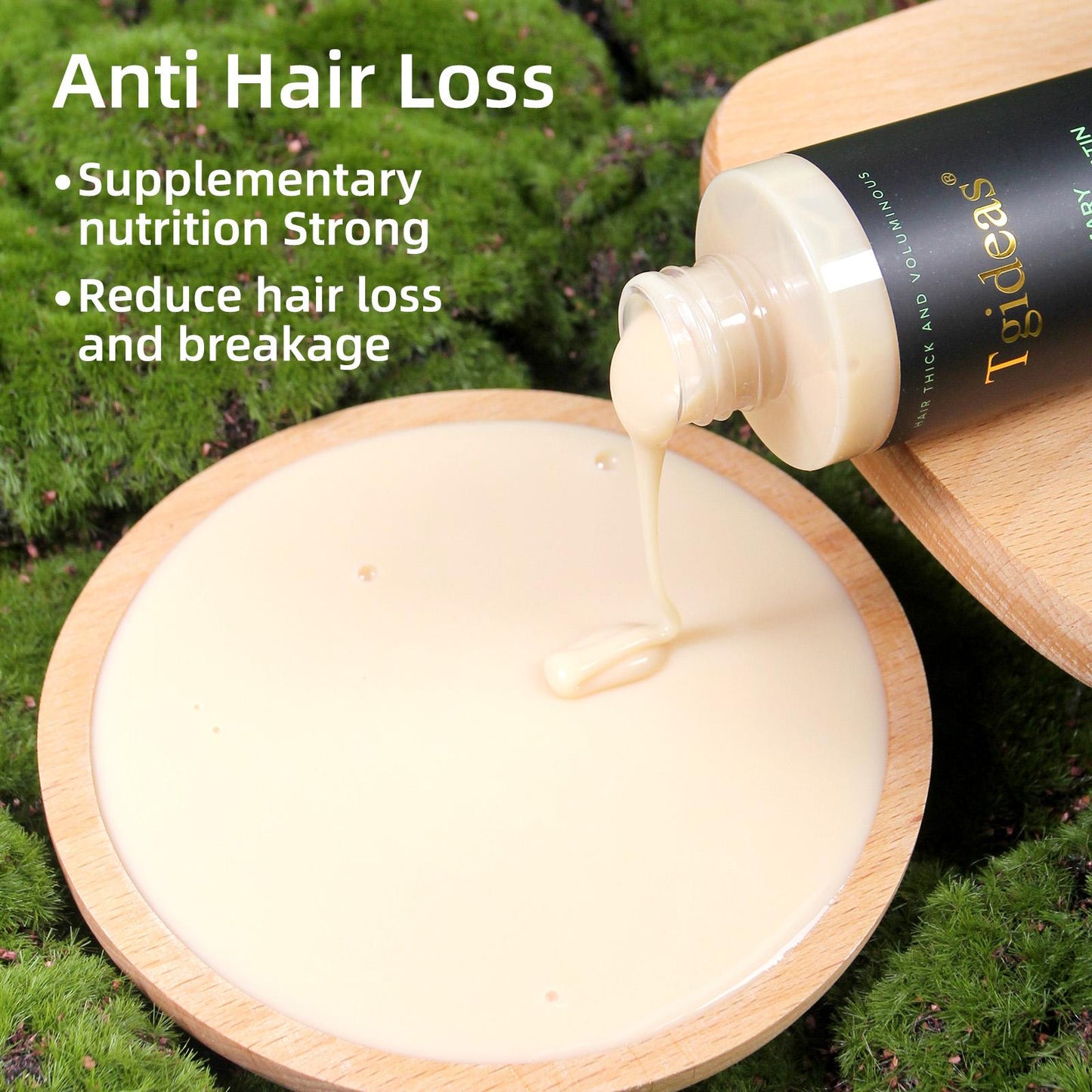 Buy 2 Get 1 Free! Tgideas RosemaryShampoo + Caviar Hair Mask - BoostHair Growth, Control Oil & Dandruff,Soothe Scalp lritation & RestoreShine! Outdoorfun Hydrolyzed Keratin