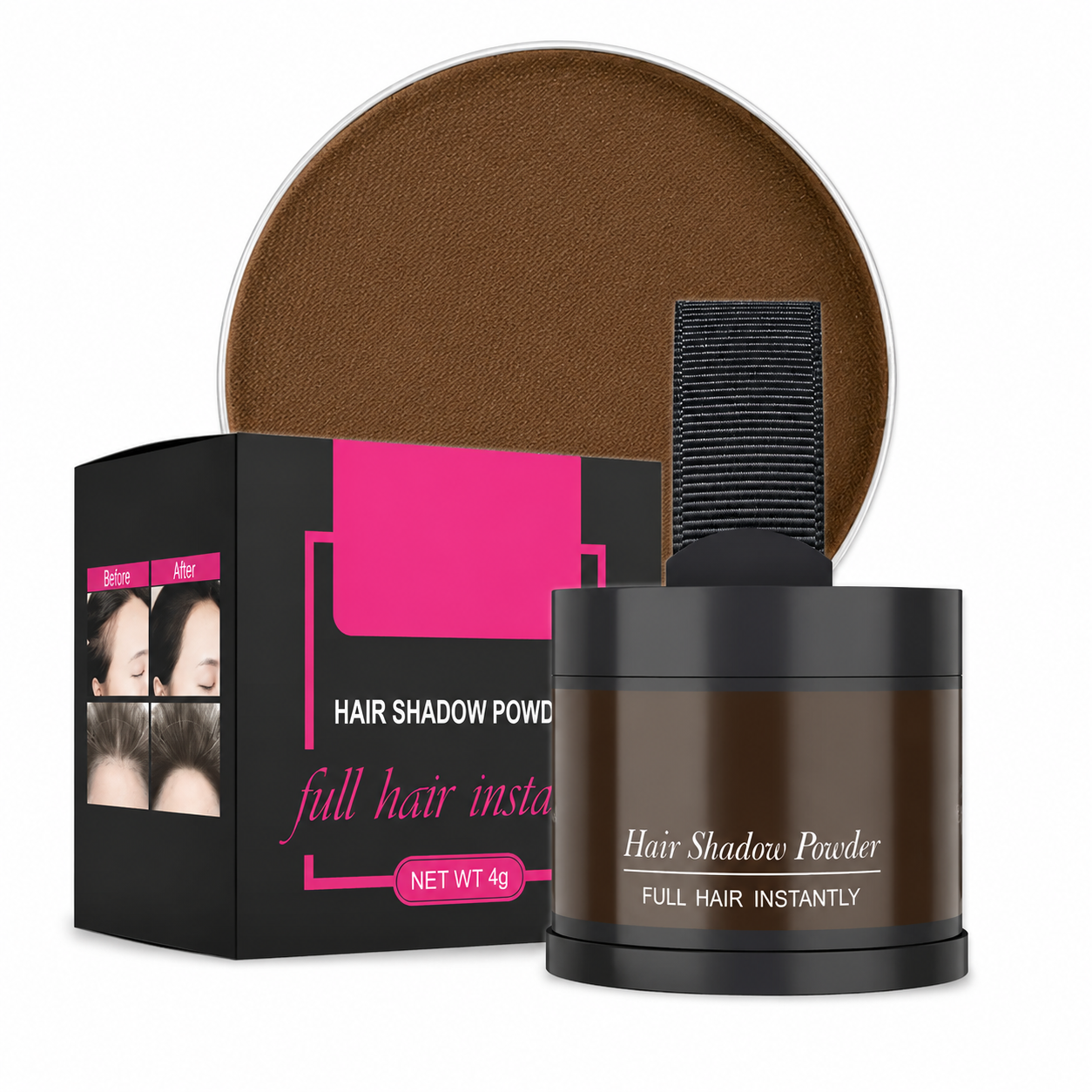 Hairline Powder - Root Touch Up Hair Color for Gray Coverage