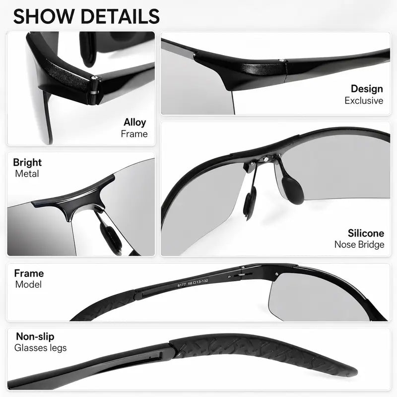 Summervibes Unisex Fashion Polarized Sunglasses