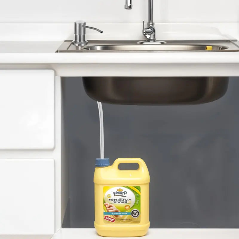 Dish Soap Dispenser for Kitchen Sink (Brushed Nickel), Countertop Sink