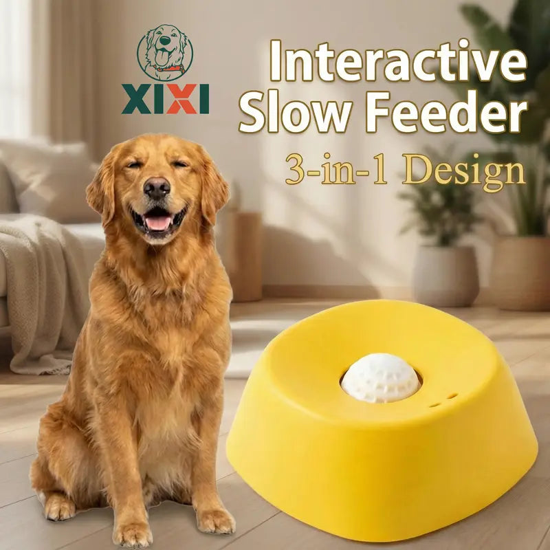 Dog Lick Bowl & Slow Feeder - Interactive Liquid Treat Dispenser, Anti-Spill Lick Tray