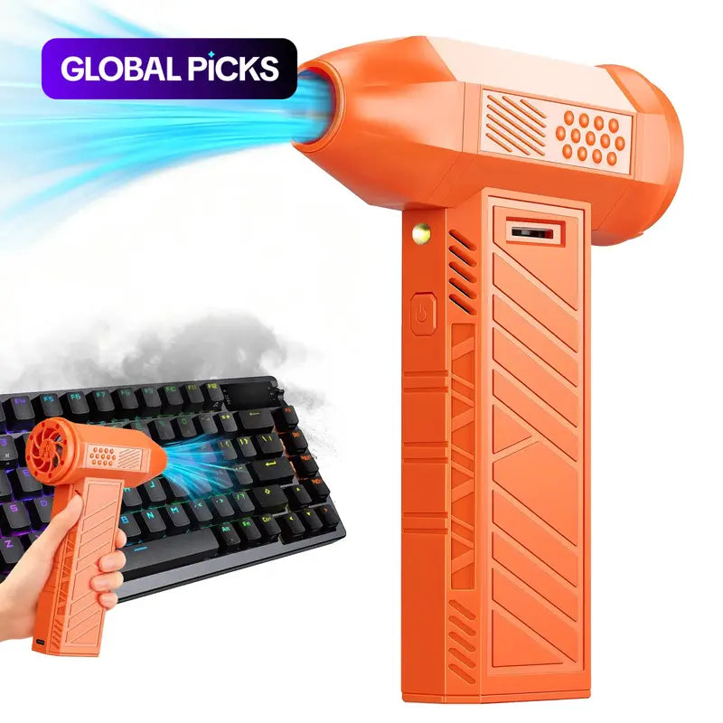 Electric Air Compressor Dust Blower, Portable Air Blaster for Car, Computer