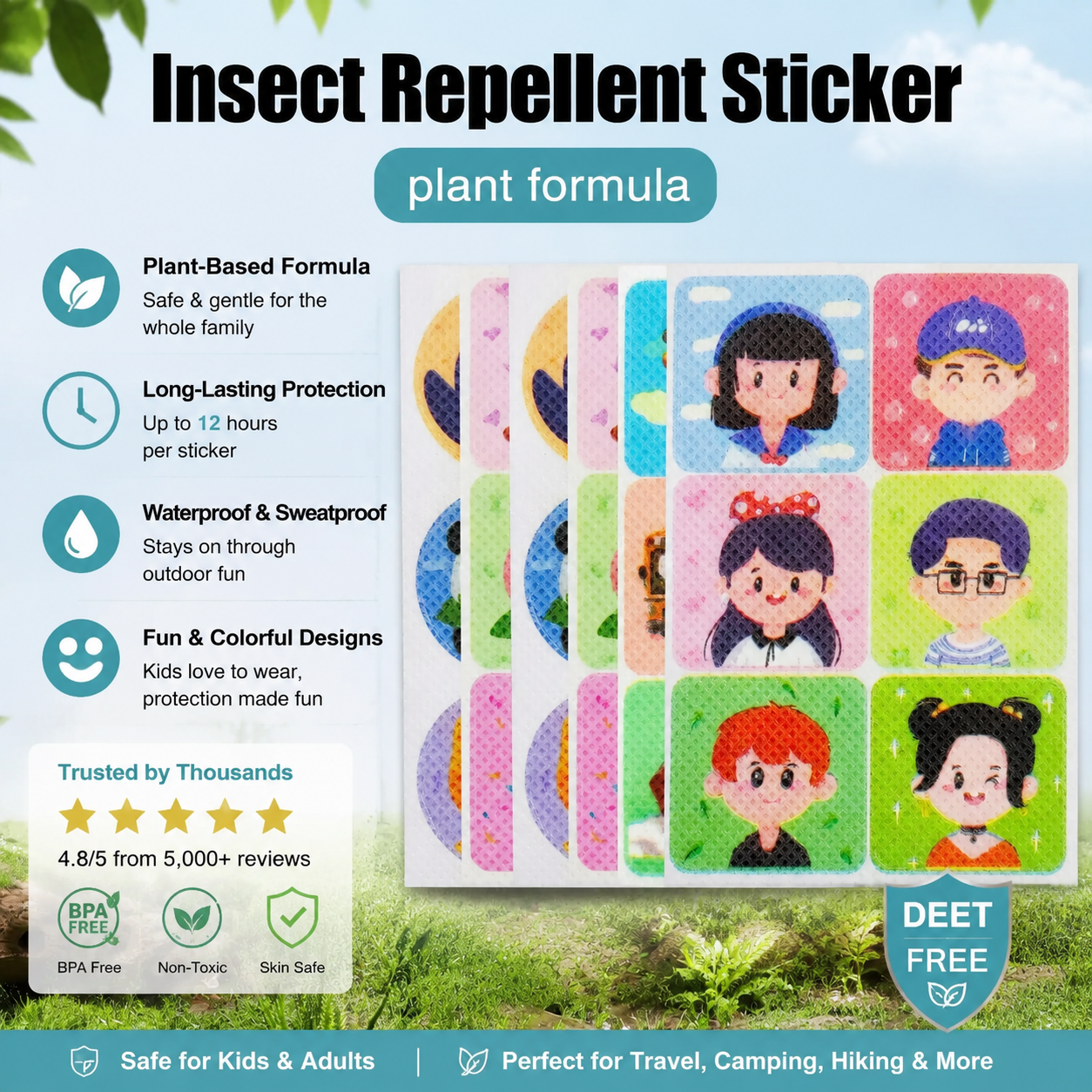 Animal Insect Repellent Sticker