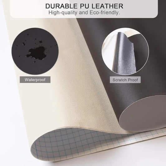 20*54 Inch Self-Adhesive Leather Sticker Patch Cuttable Sofa Repair