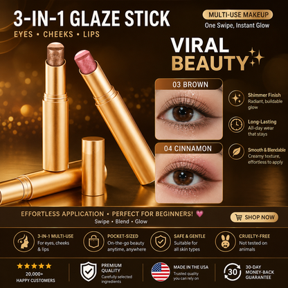 Buy 1 get 3 free --3 Color Eyeshadow Stick