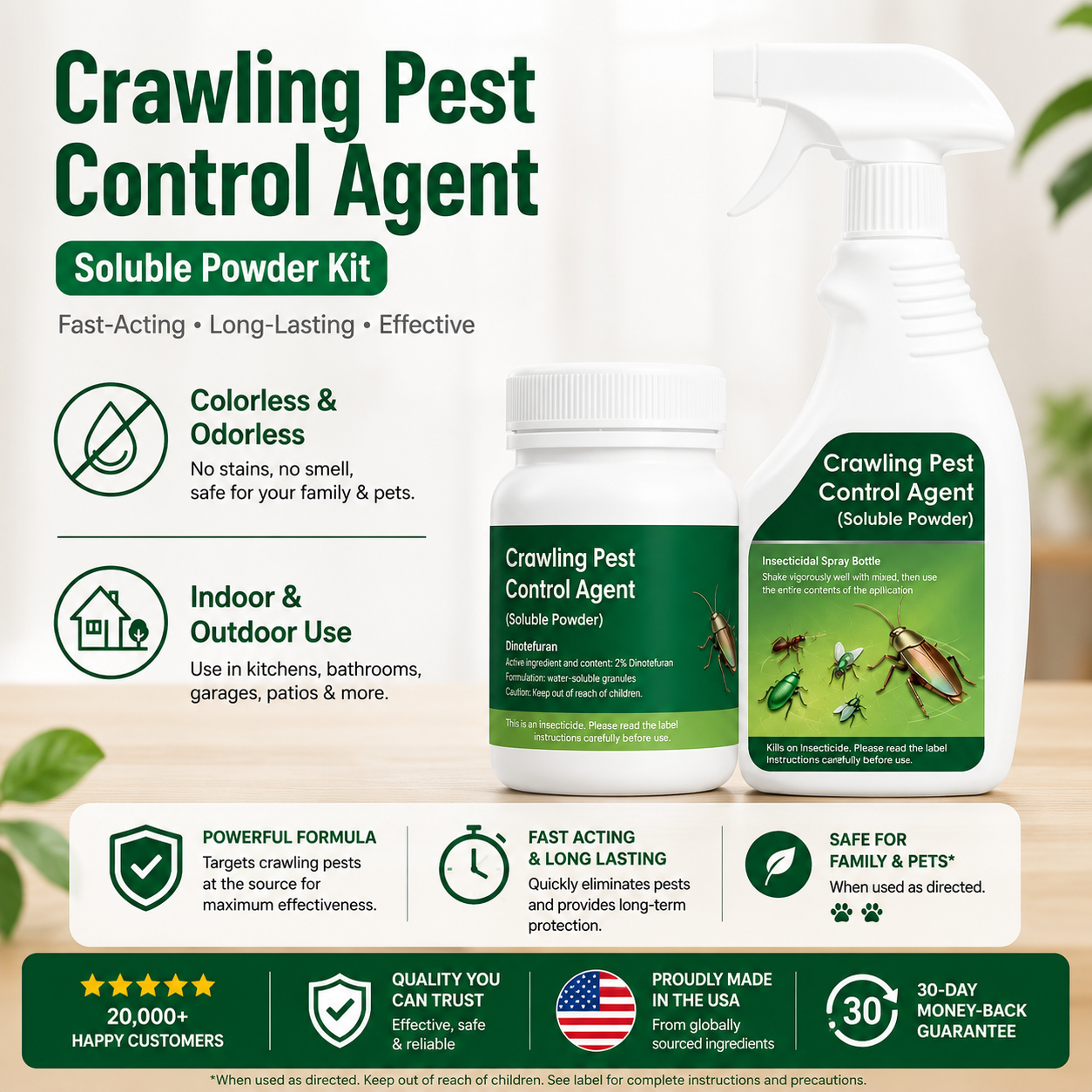 Multi-Purpose Pest Control Kit – For Roaches