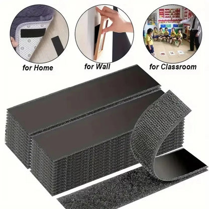 Heavy Duty Waterproof Self-Adhesive Double Sided Hook and Loop Strips