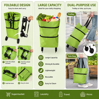 Trolley Tote – Fold. Roll. Carry.
