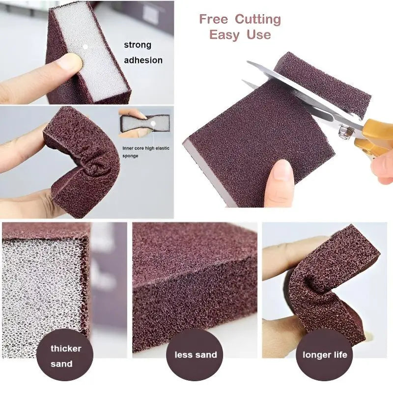 Scrub & Clean Sponge – Cut to Fit, Lasts Longer