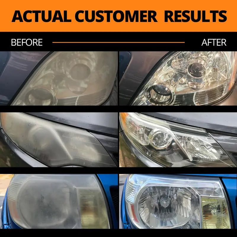 Headlight Restorer – Spray. Wipe. Shine.