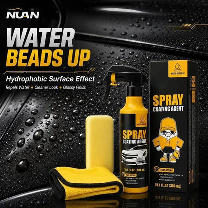 Water Beads Up Spray – Repel Water, Mirror Shine