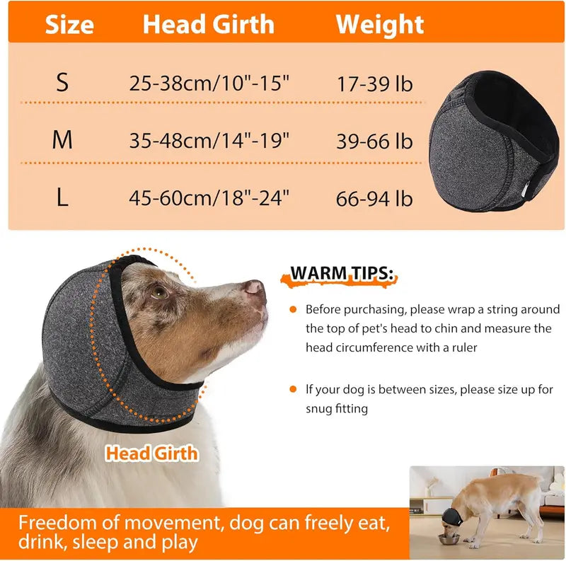 Dog Swim & Calm Cap