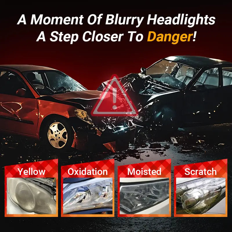 Headlight Restorer – Spray. Wipe. Shine.