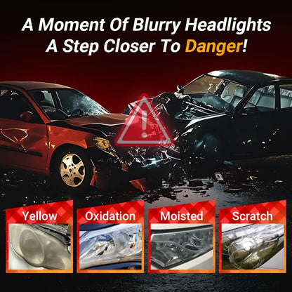 Headlight Restorer – Spray. Wipe. Shine.