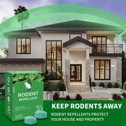 Rodent Repellent – 100% Natural, 30-60 Days Protection