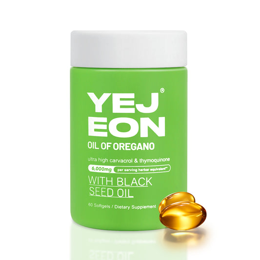 YEJEON® Oregano Oil With Black Seed Oil-Immune repair,Detox,Anti-Inflammatory ,Eases Bloating-60 Softgels