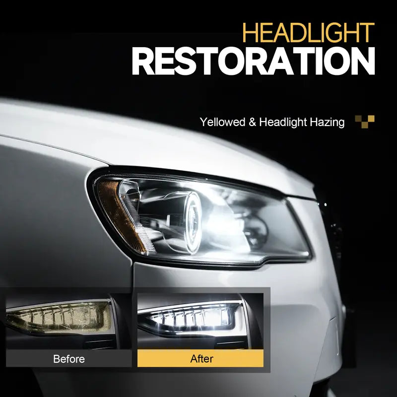 Headlight Restorer – Spray. Wipe. Shine.