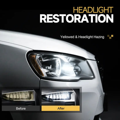 Headlight Restorer – Spray. Wipe. Shine.