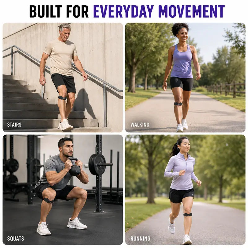 Patellar Strap – Cushion. Support. Move