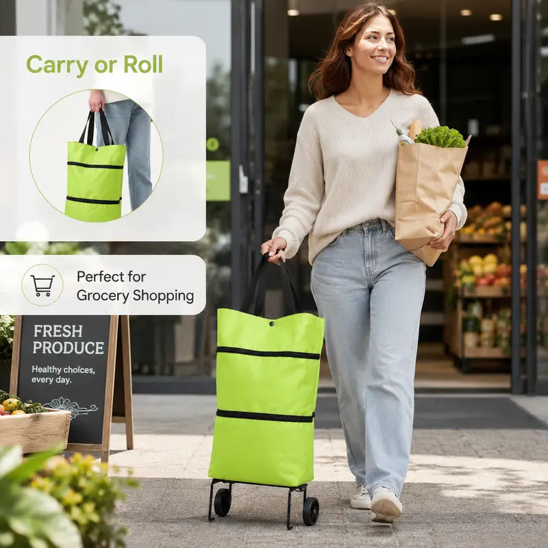 Trolley Tote – Fold. Roll. Carry.