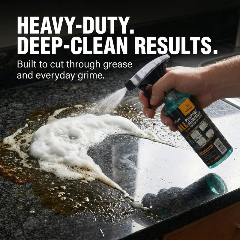 Degreaser Spray – Spray. Wipe. Shine.