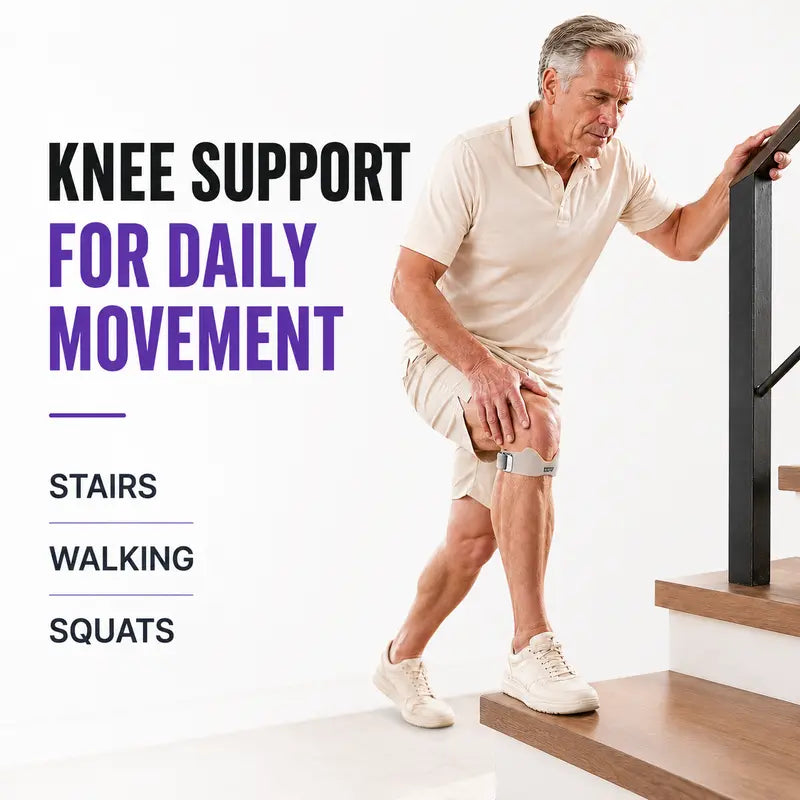 Patellar Strap – Cushion. Support. Move