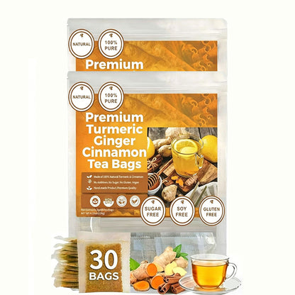Premium Turmeric Cinnamon Tea – 100% Natural