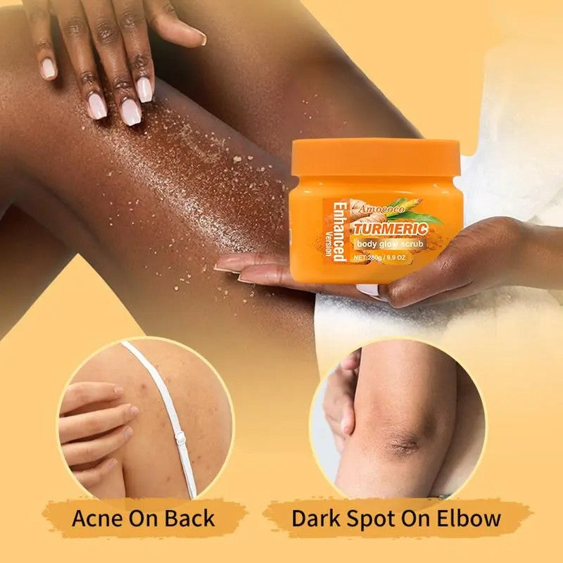 Turmeric Nourishing Scrub 280g - Infused with natural turmeric
