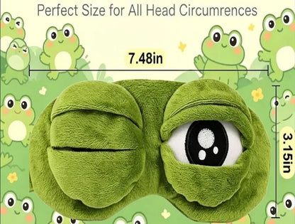 Frog Sleep Mask — A stylish, shimmering sleep mask