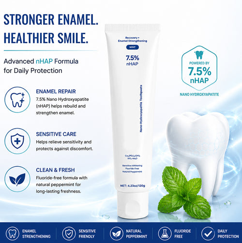 Toothpaste – Strengthen. Brighten. Soothe.