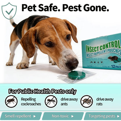 12-Pack Rodent Repellent Balls for Home