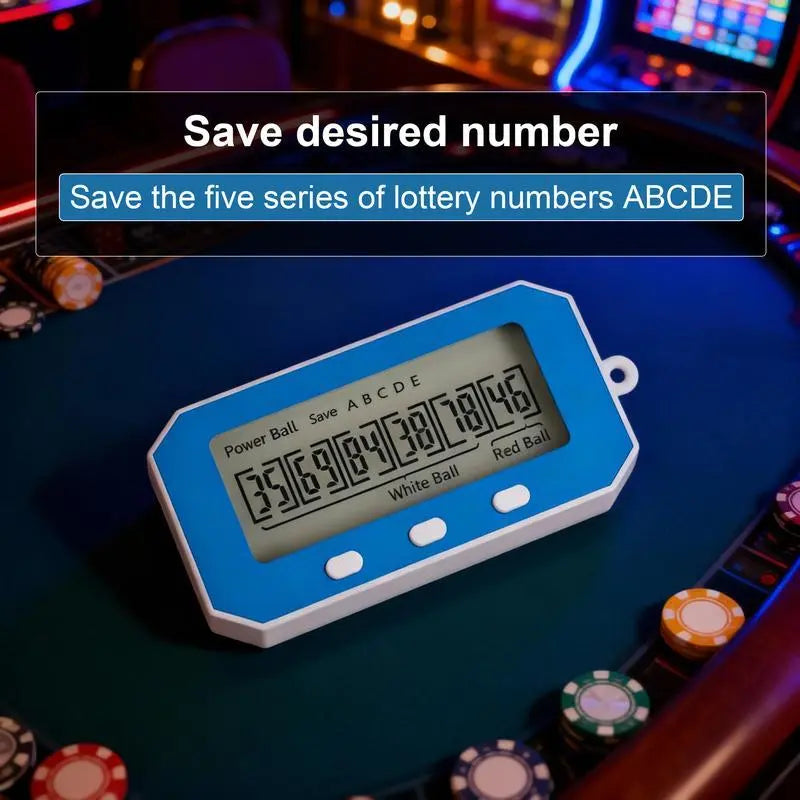 AI Lottery Number Picker Machine – Electric Lottery Ball Machine with Random Number Generator for Mega Millions