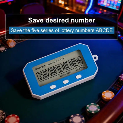 AI Lottery Number Picker Machine – Electric Lottery Ball Machine with Random Number Generator for Mega Millions