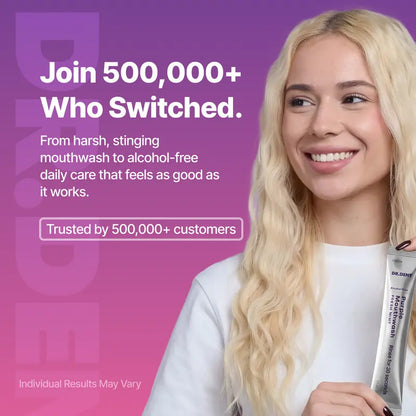 Purple Mouthwash - Sachets 20 Pack - Peroxide-Free