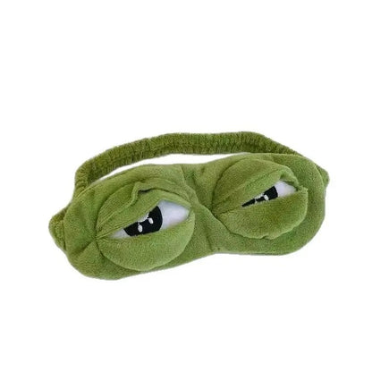 Frog Sleep Mask — A stylish, shimmering sleep mask