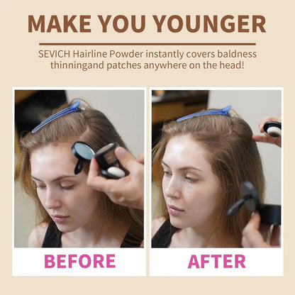 Hairline Powder - Root Touch Up Hair Color for Gray Coverage