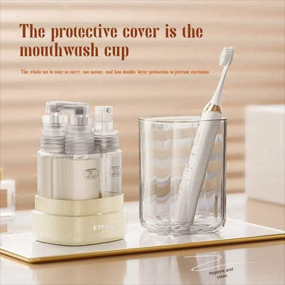 4-in-1 Travel Dispenser Bottle for Toiletries Portable