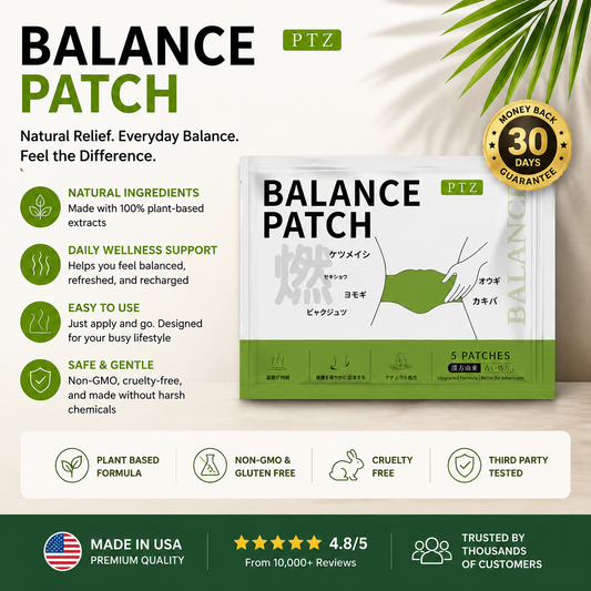 Herbal Patch Pad Balance Patch, Pro-Series Botanical Warming Stickers