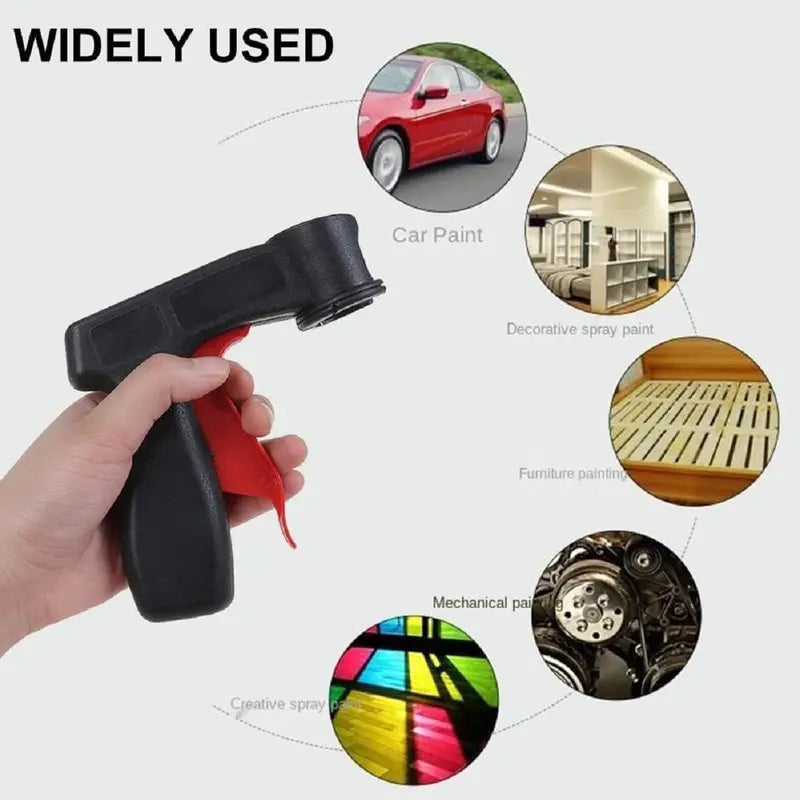 Spray Can Trigger Handle with Full Hand Grip, Convert Spray Cans to Paint Sprayer