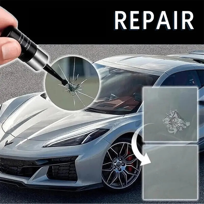 SunAuto Windshield Crack Repair Kit