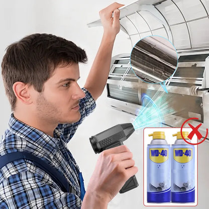 Electric Air Compressor Dust Blower, Portable Air Blaster for Car, Computer