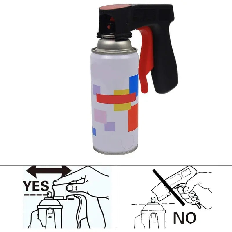Spray Can Trigger Handle with Full Hand Grip, Convert Spray Cans to Paint Sprayer