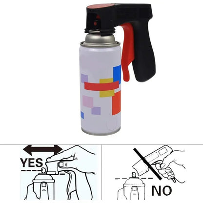 Spray Can Trigger Handle with Full Hand Grip, Convert Spray Cans to Paint Sprayer