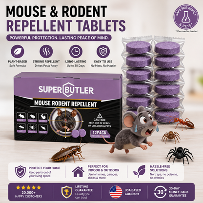 12-Pack Rodent Repellent Balls for Home