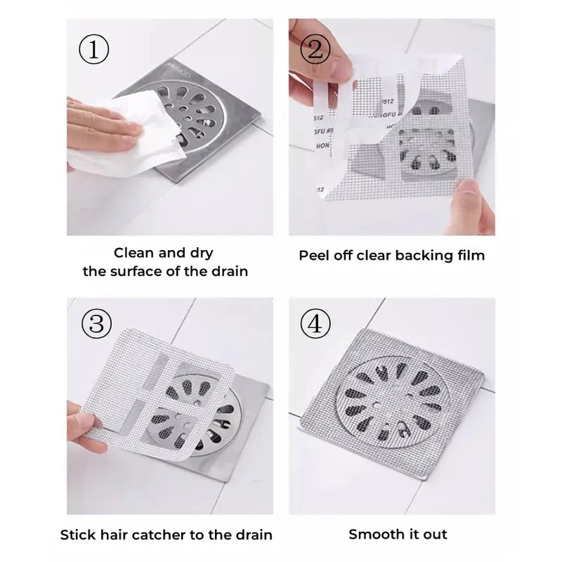 Counts Floor Drain Filter Screen, Portable Drain Strainer Cover for Hair Stopper