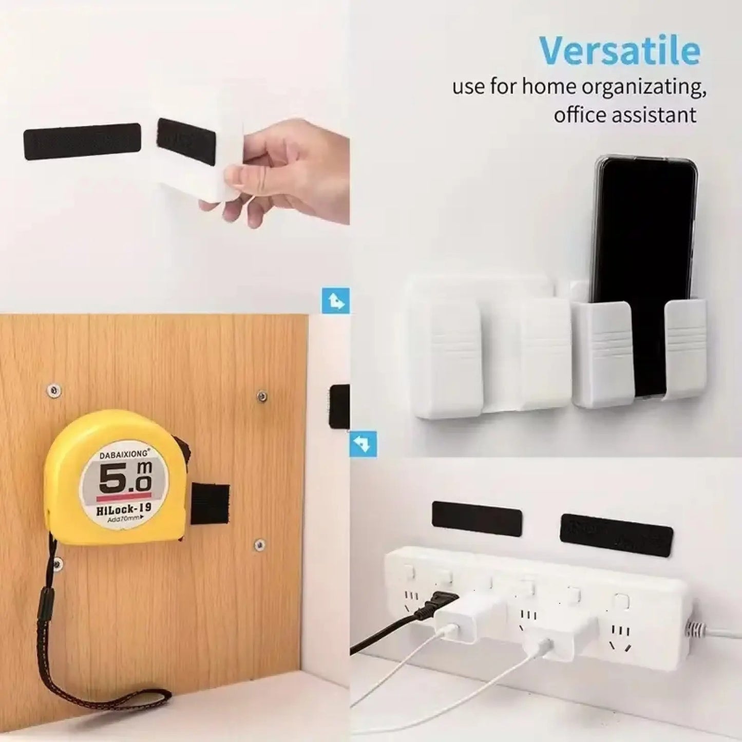Heavy Duty Waterproof Self-Adhesive Double Sided Hook and Loop Strips