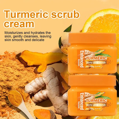 Turmeric Nourishing Scrub 280g - Infused with natural turmeric