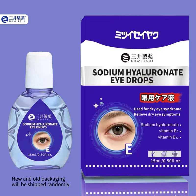 Sodium Hyaluronate Eye Drops - Instant Relief for Dry Eyes, Soothing Hydration