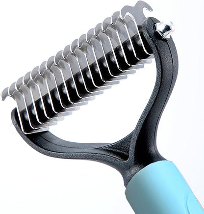 Pet DeMatting Comb – Gently Detangle in One Pull